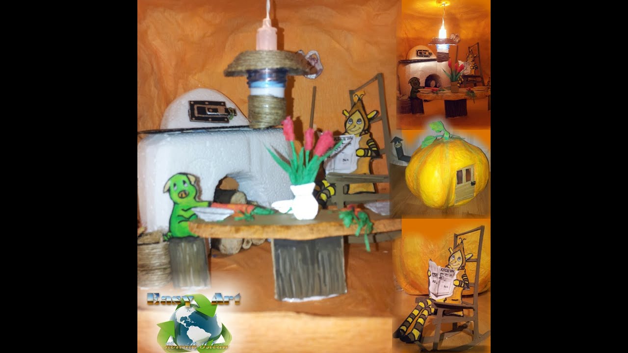 Pumpkin Fairy house ****Mazsola és Tádé tökháza