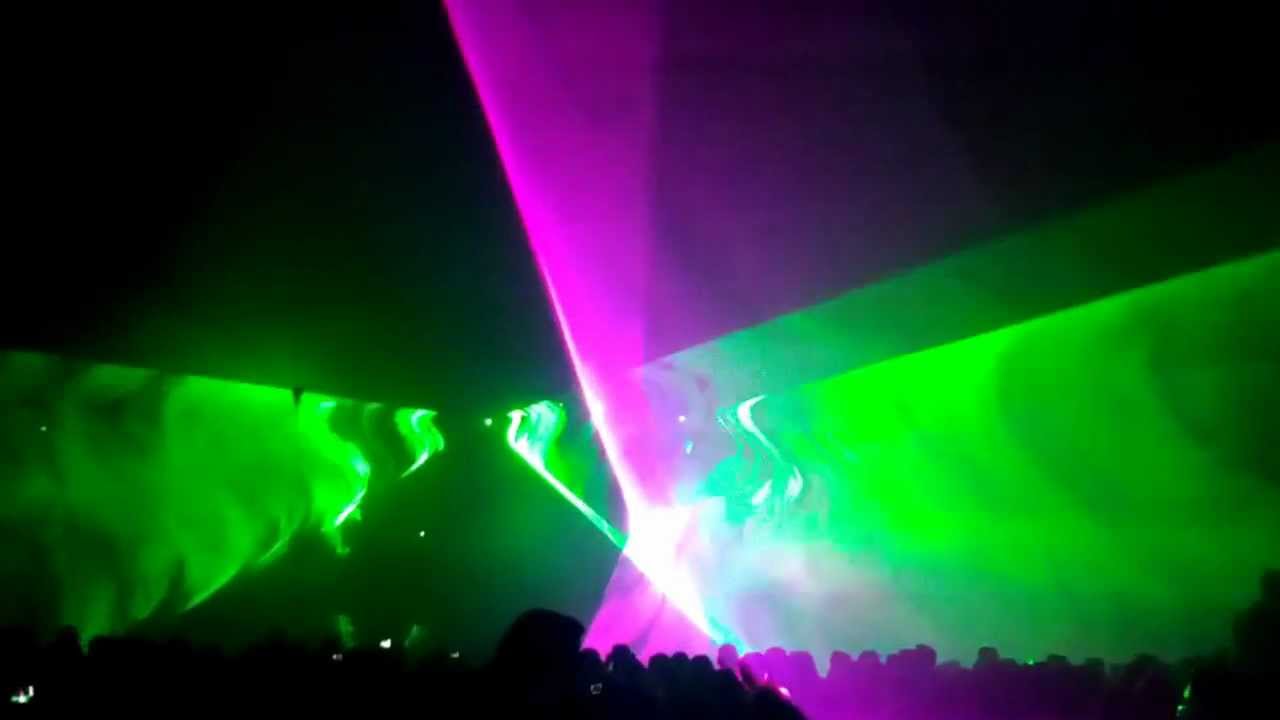 Lasershow Finale - Amphitheater Gelsenkirchen - Extraschicht 2012