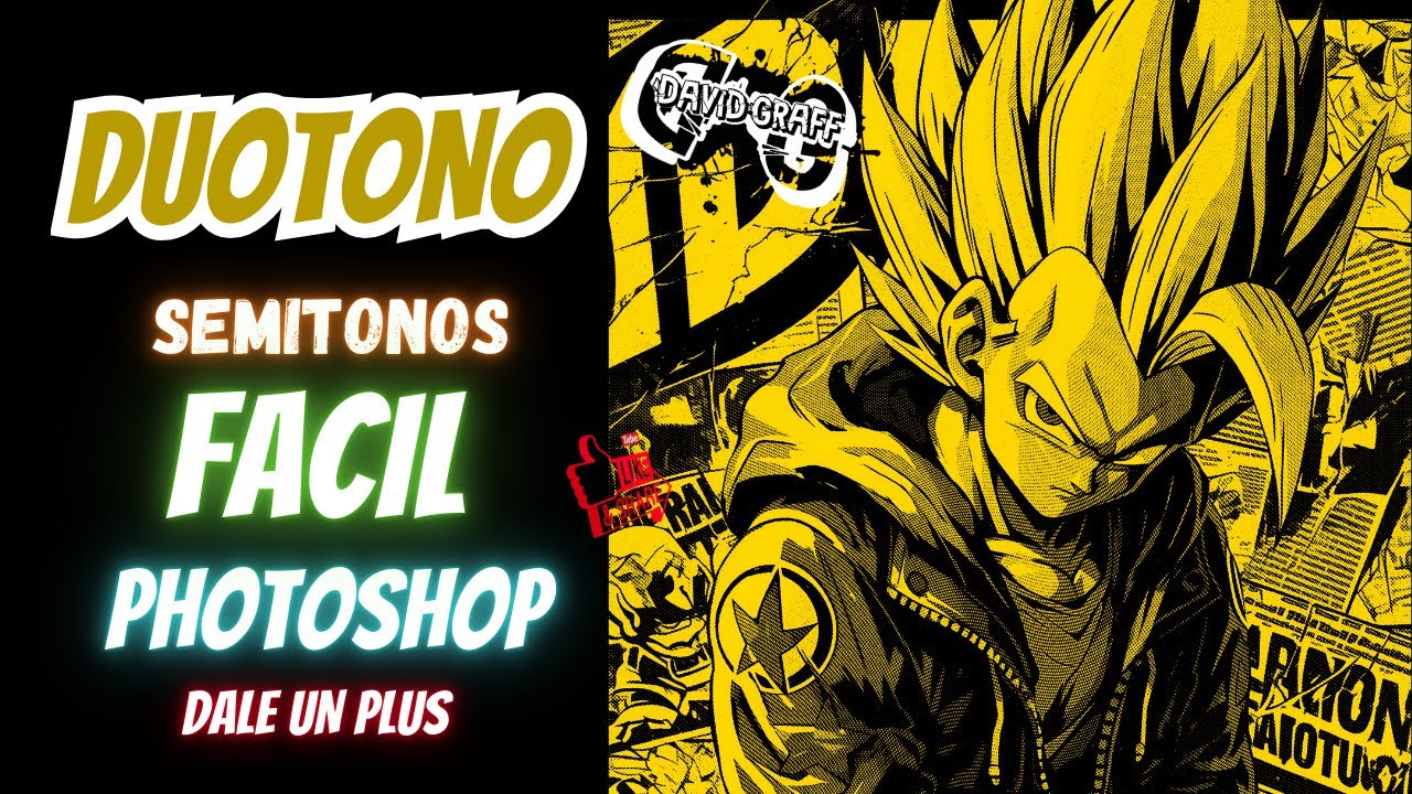 COMO Crear DUOTONOS SEMITONOS  en Photoshop muy facil y rapido