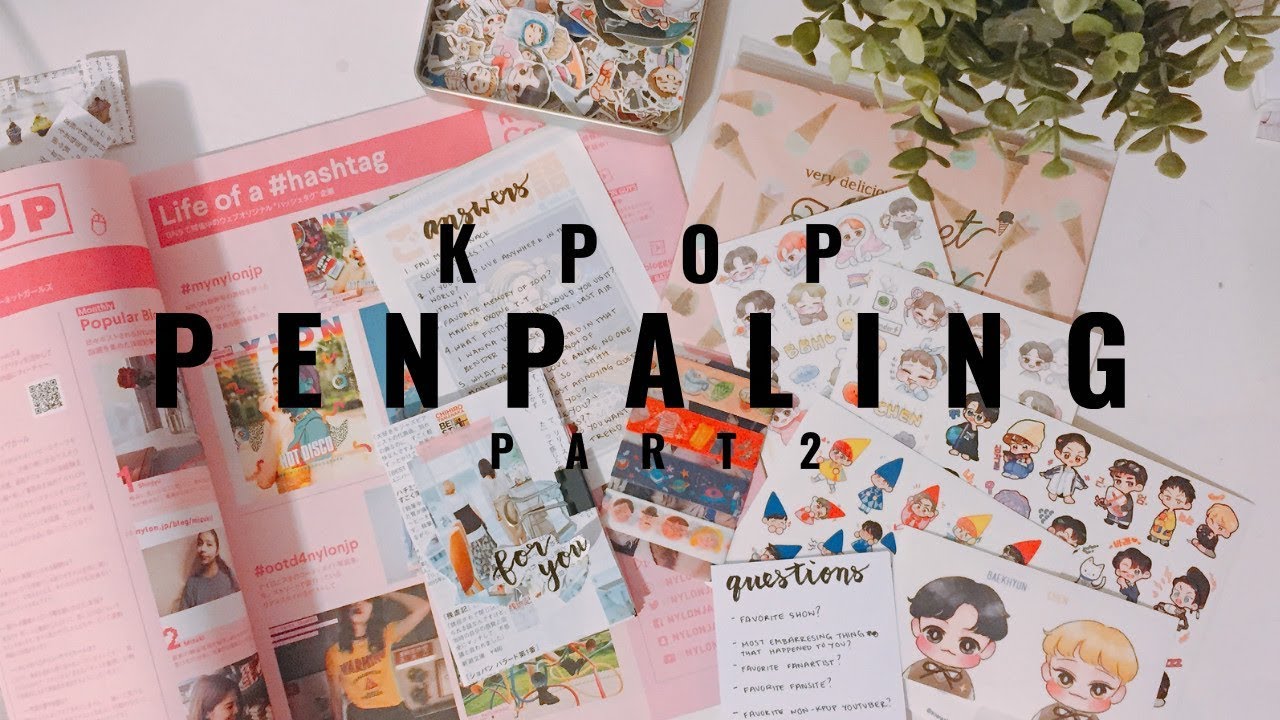 📝 kpop penpaling : part 2 📮 | how to find a penpal + how to make an easy letter
