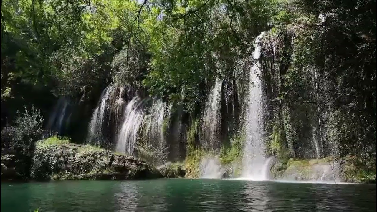Forest Waterfall Sounds 🌿 Relaxing Nature Ambience with Birds | Stress Relief & Deep Relaxation