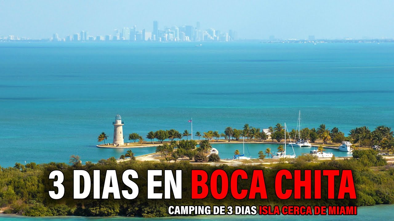 🌊⚓Solos 3 días en una isla de Miami 🏕️ Camping in Boca Chita ⚓🌊
