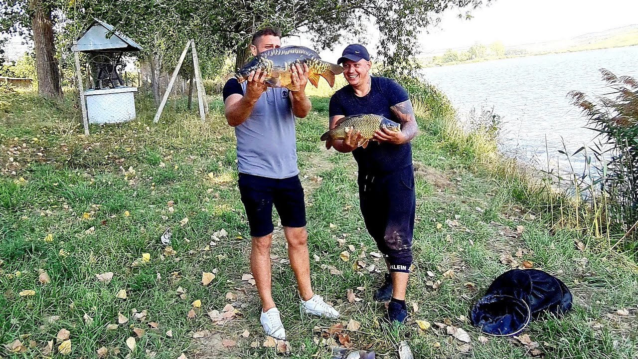 Am prins un crap mare și am pregătit pestele la cuptor !