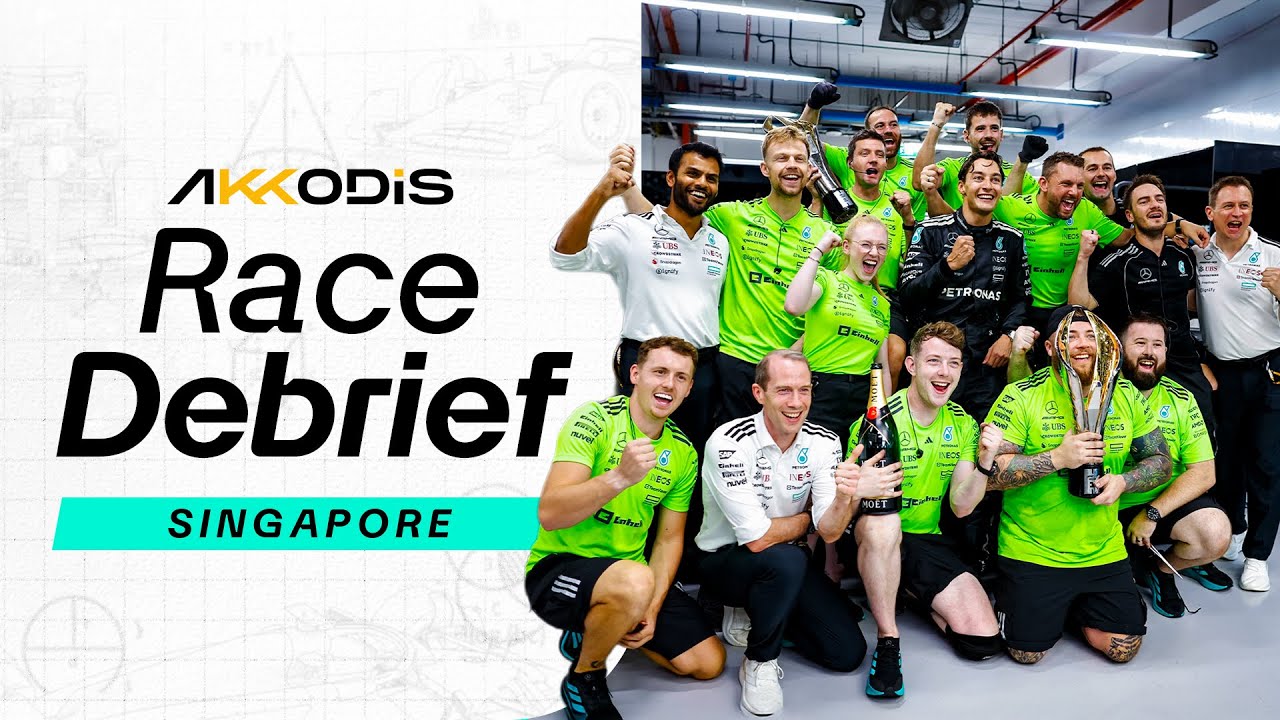 What's Behind George's Stunning 2025 Singapore GP F1 Race Performance |  Akkodis Race Debrief