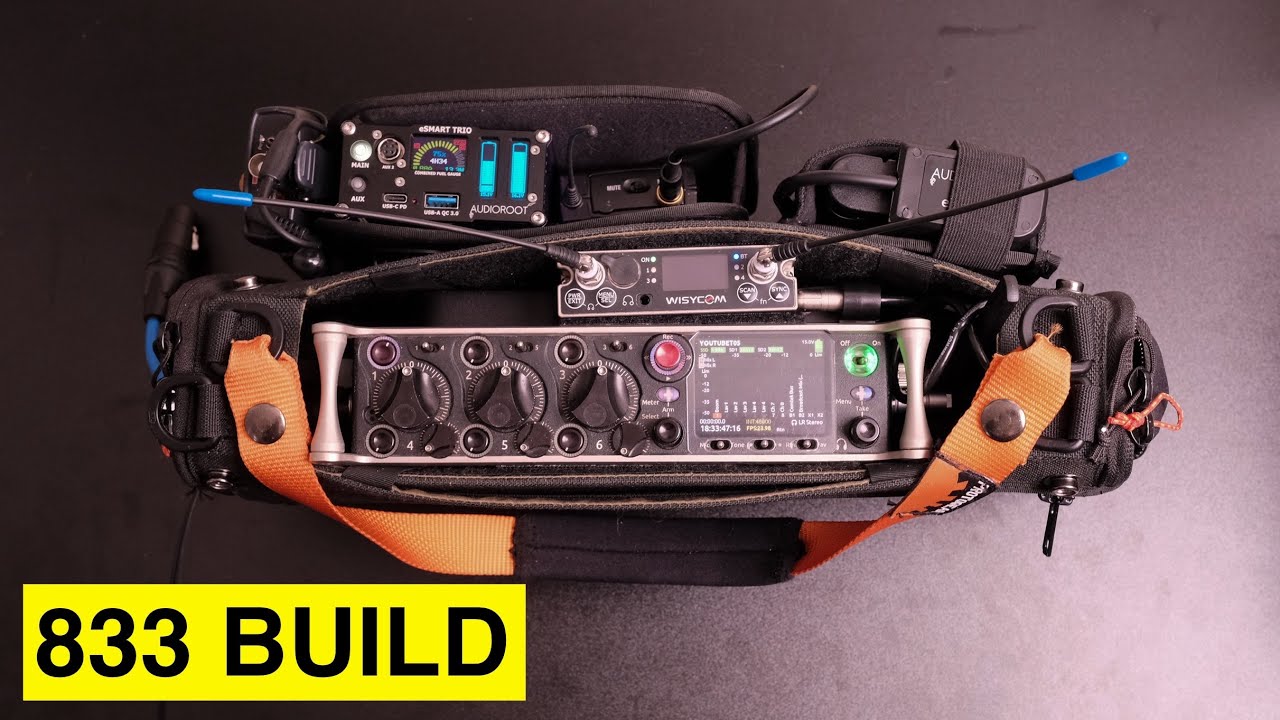 Моя сумка для звукового оборудования: Sound Devices 833, Wisycom Wireless.