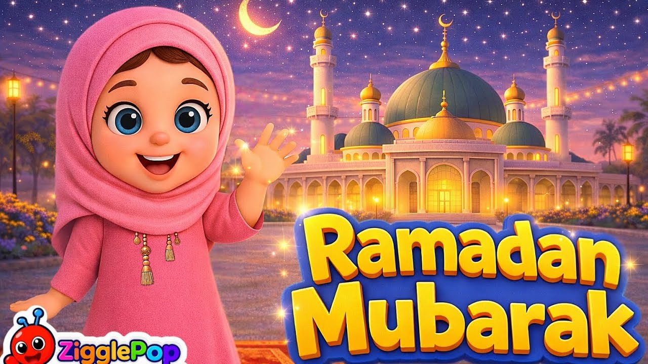 Ramadan Mubarak Song 🌙 | Ramadan Song for Kids | Islamic Kids Songs | ZigglePop&reg;