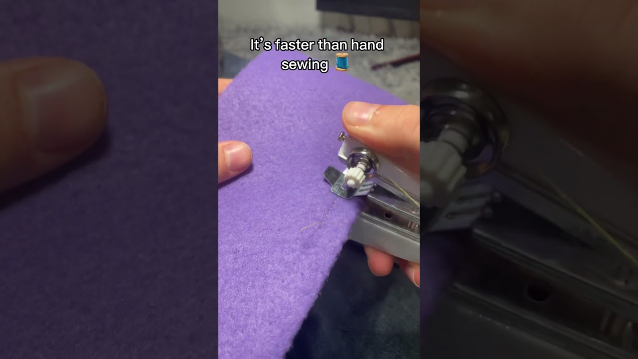 I&rsquo;m never hand sewing since I have this🥹#sew #sewingprojects #foryoupage #sewing