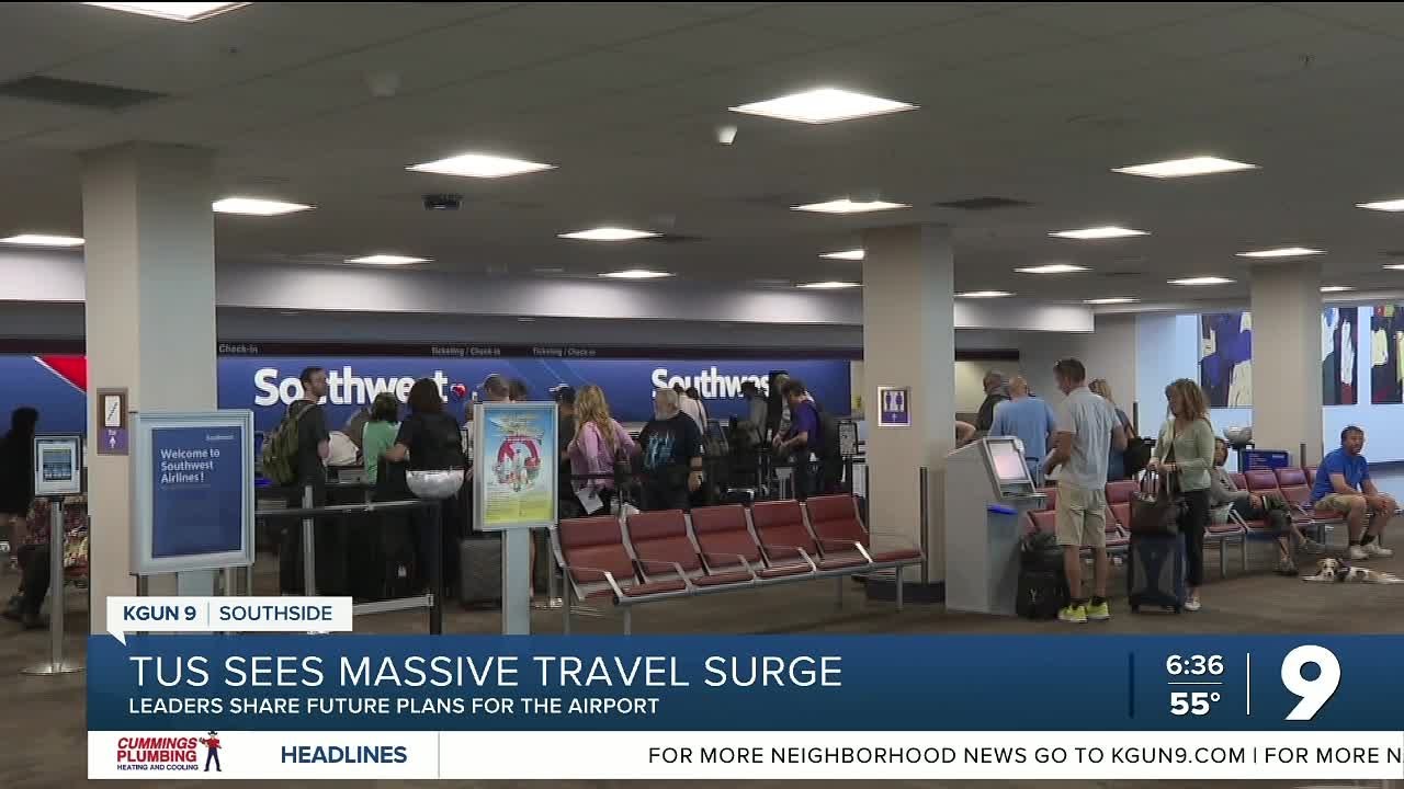 Tucson International Airport experiences surge in travelers leading to new changes
