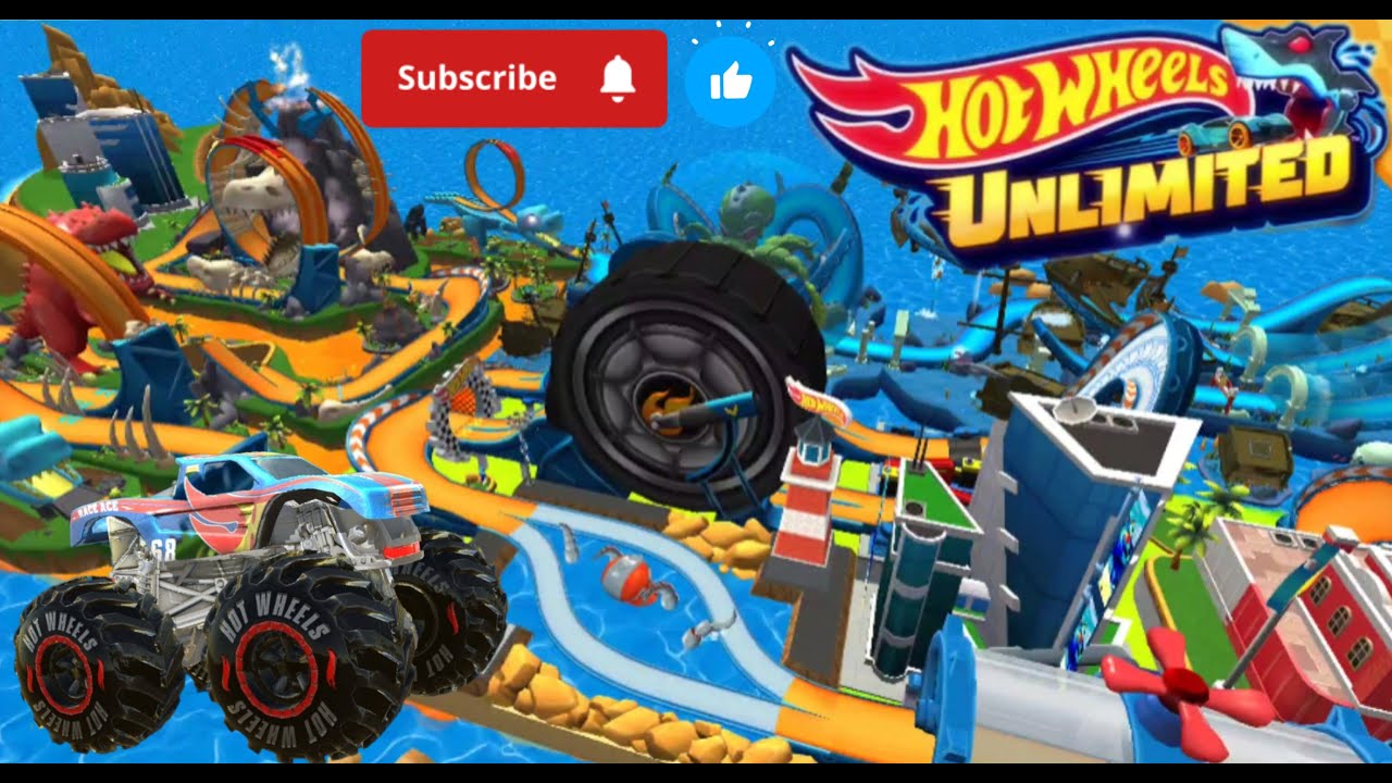 HOT WHEELS UNLIMITED MATTEL GAMES VIDEO VIP | ENDLESS RUNNER, PUZZLE, RACE AND MONSTER TRUCK MAYHEM🔥