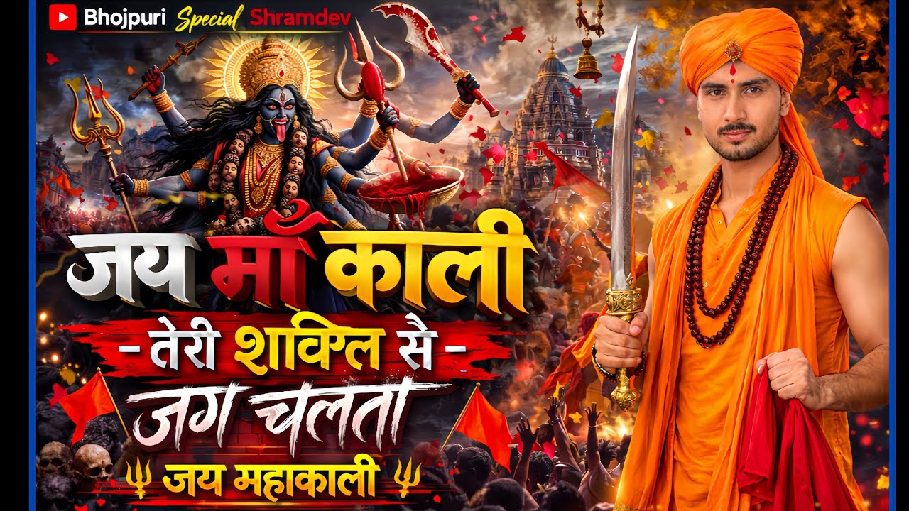 #video🚩 जय माँ काली - तेरी शक्ति से जग चलता | जय महाकाली | NEW BHAKTI SONG 2026 | SHRAMDEV Special 🚩