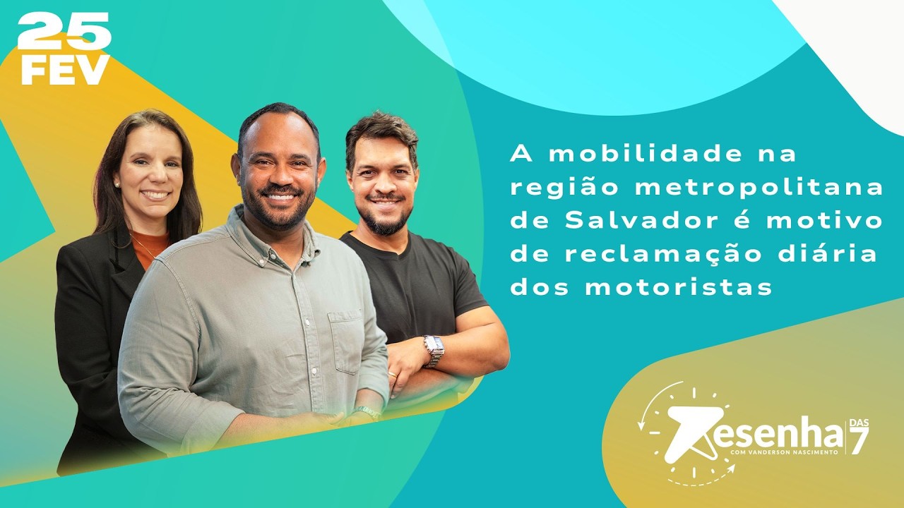 A mobilidade na região metropolitana de Salvador gera reclamações diárias dos motoristas - 25/02/26