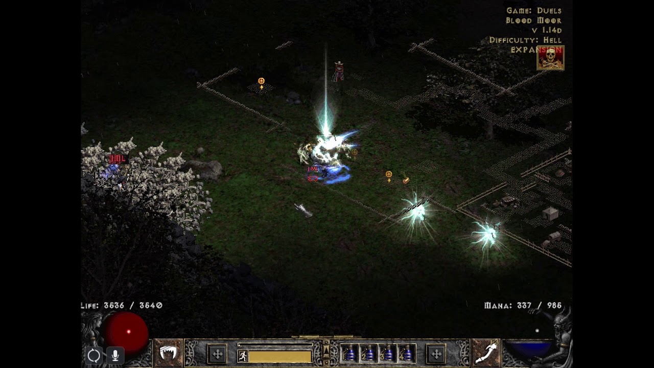 DIABLO 2 PVP #74 - (Necromancer Duels & Gear)