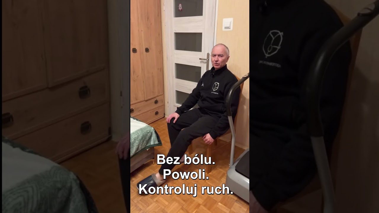 Sztywne kolano po siedzeniu? Sprawdź ten ruch