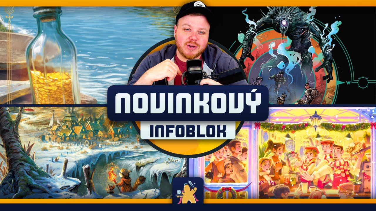 Moje kavárnička v zimní edici, nový Divukraj v češtině a útěk v temném světě | Novinkový Infoblok