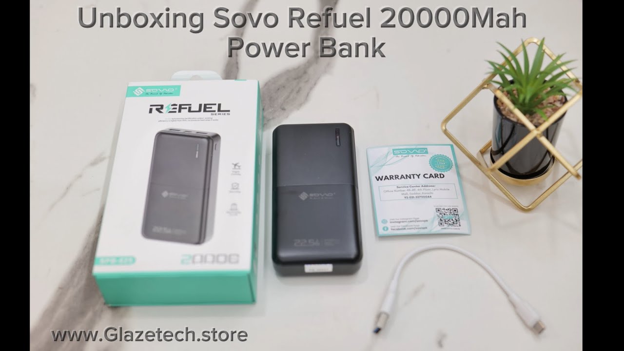 Unboxing Sovo Refuel 20000Mah Power Bank