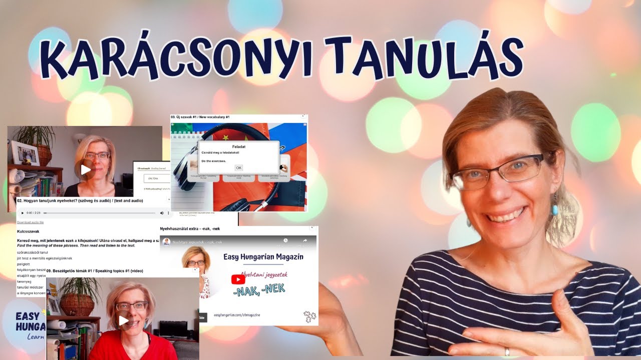 Magyartanul&aacute;s kar&aacute;csonykor is? - #learnhungarian with a #hungariancourse at #easyhungarian