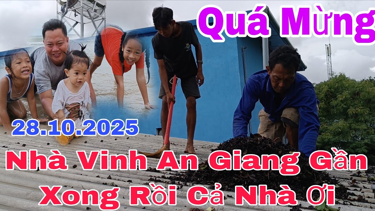 Nh&agrave; Vinh An Giang Gần Xong Rồi N&egrave; C&ocirc; Ch&uacute; Ơi #giadinh #yeucuocsong #giaitri #phimhay 
