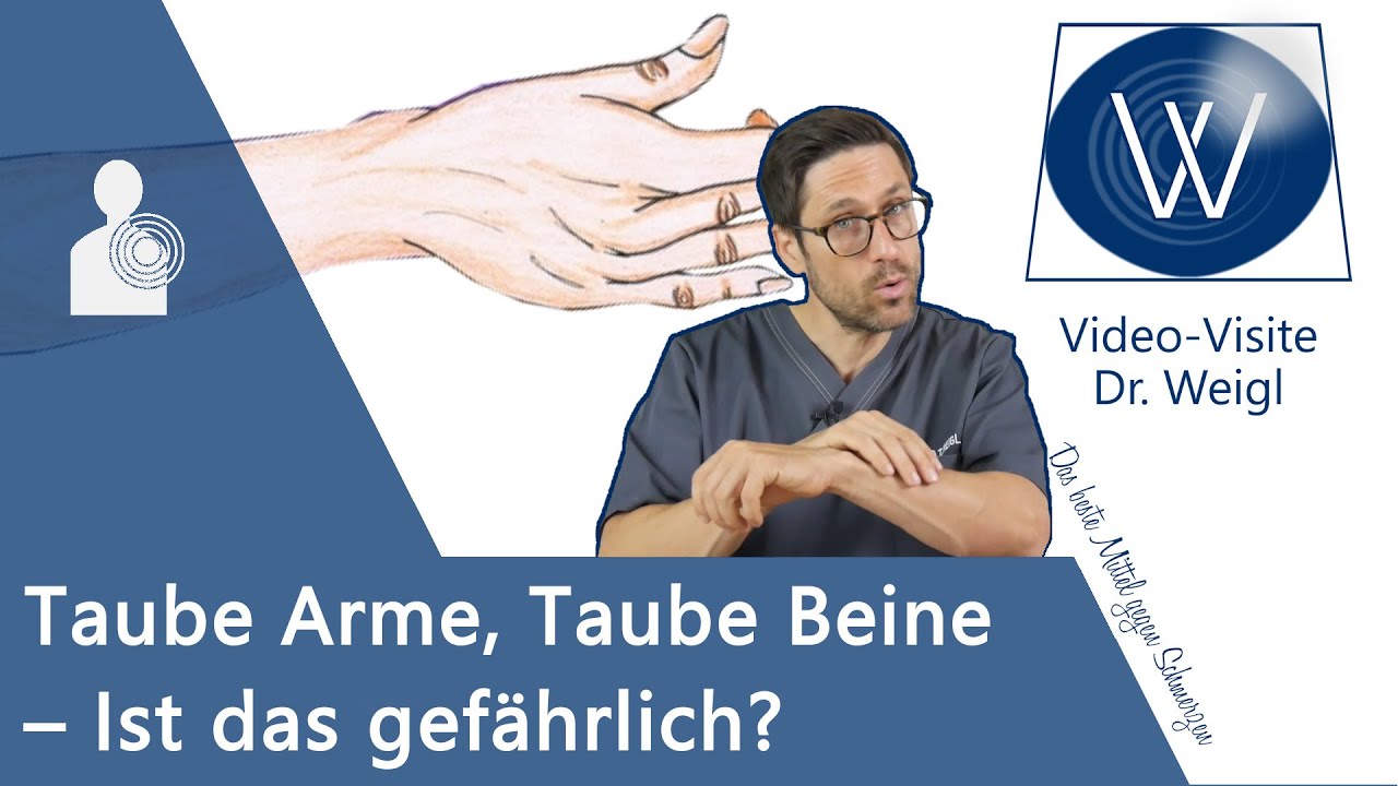 Taubheitsgefühl? Taube Beine, Taube Arme können große Gefahr signalisieren | Ursachen Hypästhesie