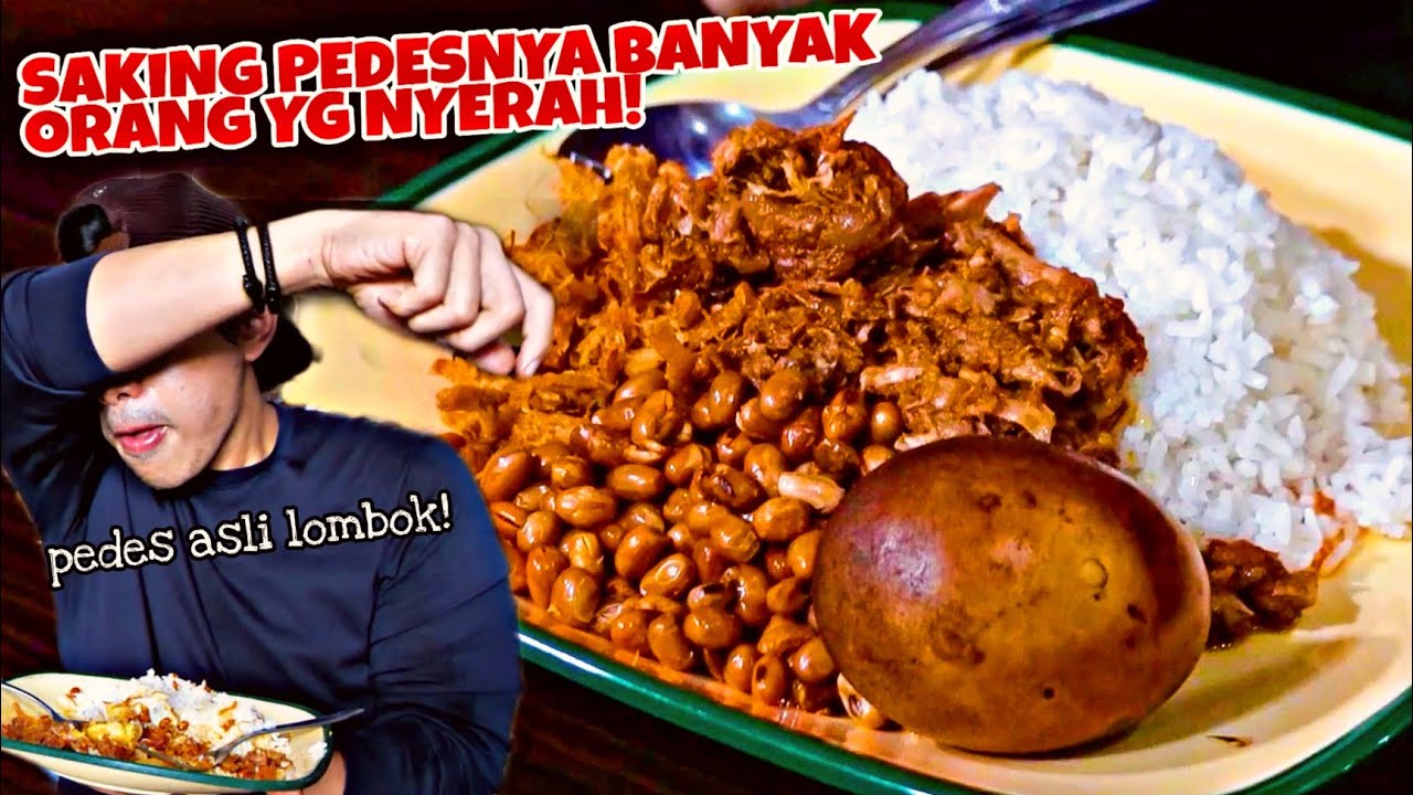 SARAPAN NASI BALAP PUYUNG INAQ ESUN ASLI! | KATA ORANG LOMBOK INI PEDES BGT!