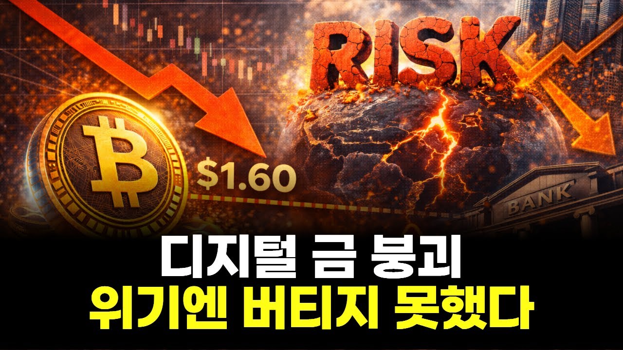 디지털 금 신화 붕괴, 위기 때 드러난 진짜 정체