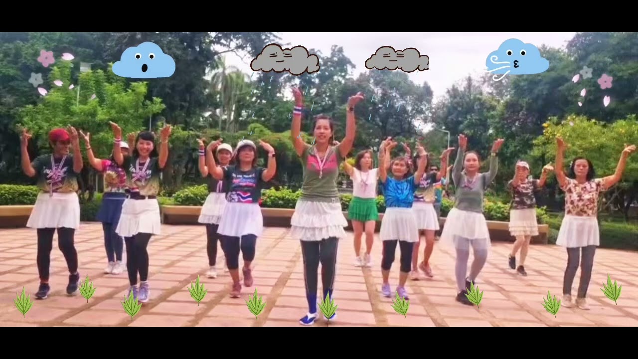 เพลง ระบำยอดหญ้า ท่าง่าย มีโยกเอวน่ารักๆ กลางเพลง #2025 #tiktok ทีมรักษ์รำ@บางมด จันทร์,พุธ 8-9:00น
