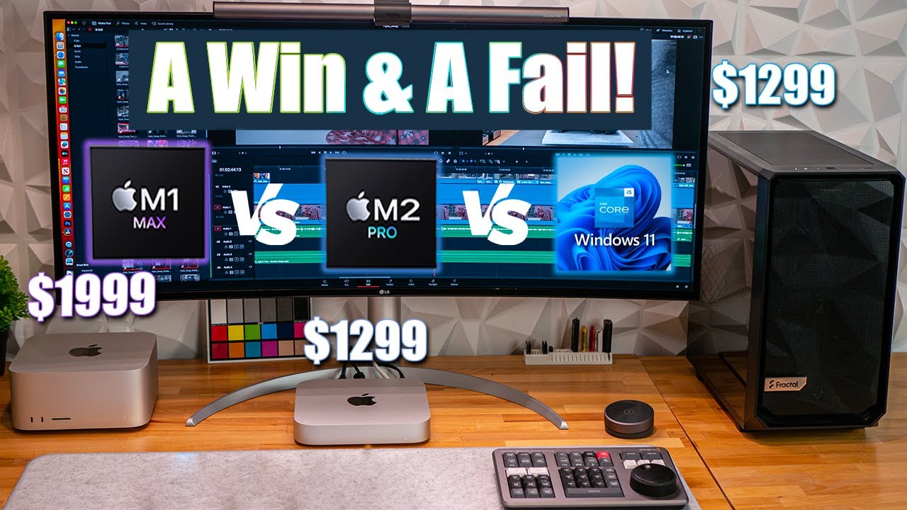 M2 Pro Mac Mini Real World Editing - Vs Mac Studio & PC in Resolve.