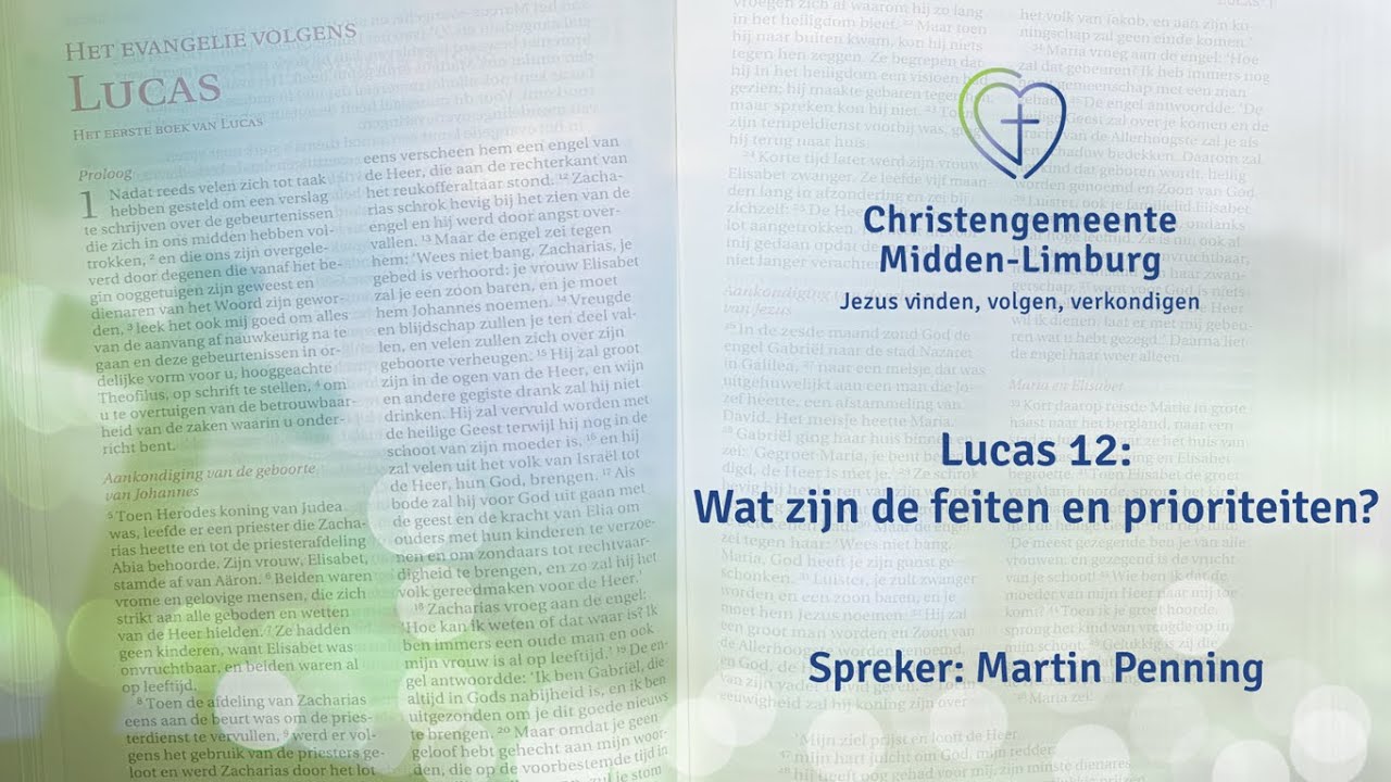 Wat zijn de feiten en prioriteiten? (Martin Penning)