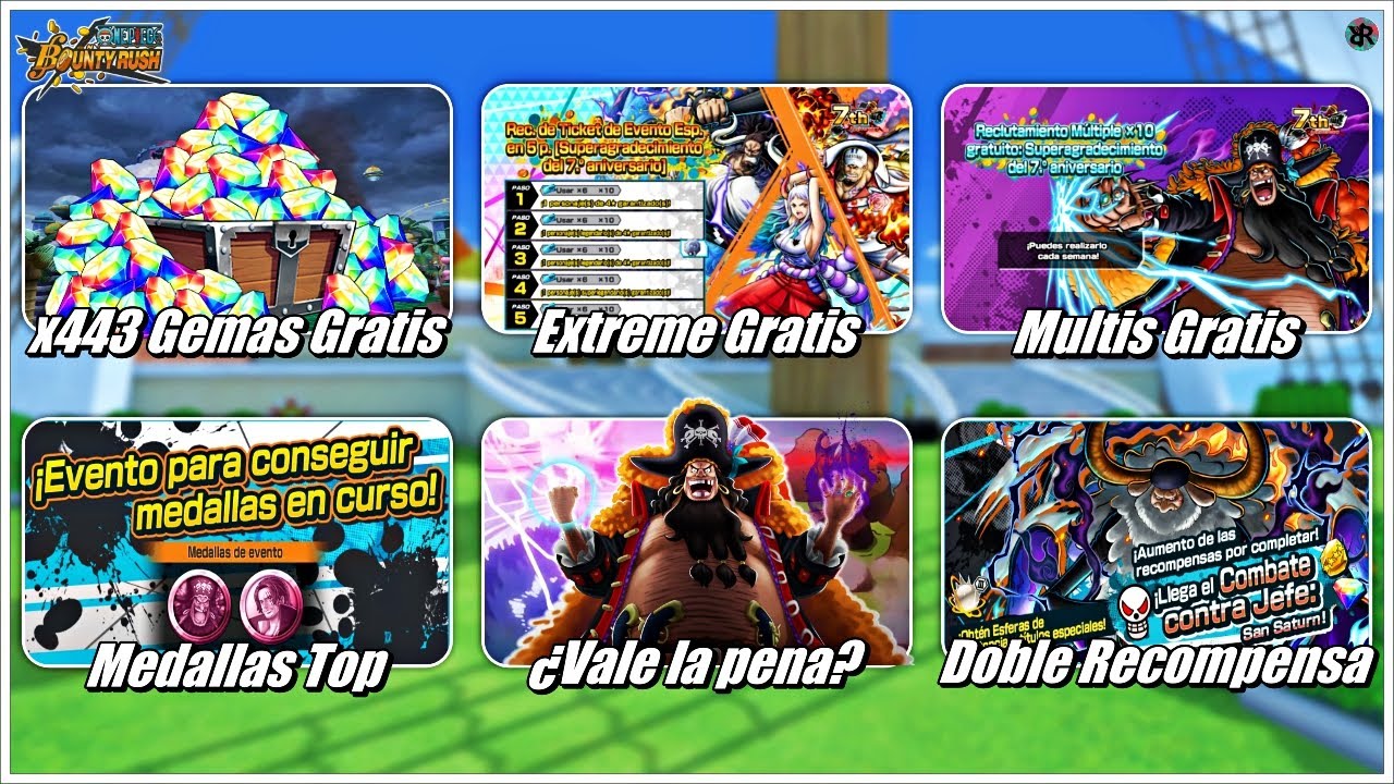 x443 GEMAS  GRATIS, EXTREME GRATIS y BLACKBEARD GARANTIZADO x3060💎! | One piece bounty rush