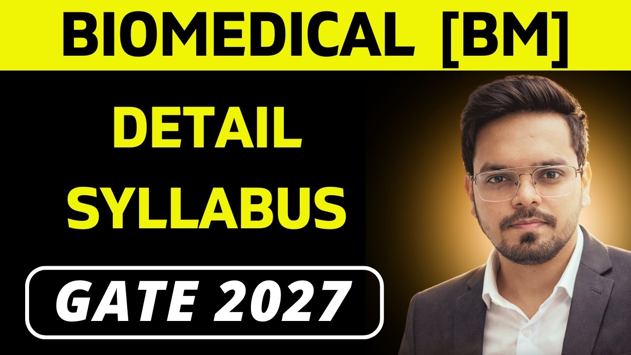 GATE 2027 | BM | Инженерная математика | Подробная учебная программа | БИОМЕДИЦИНСКАЯ ИНЖЕНЕРИЯ
