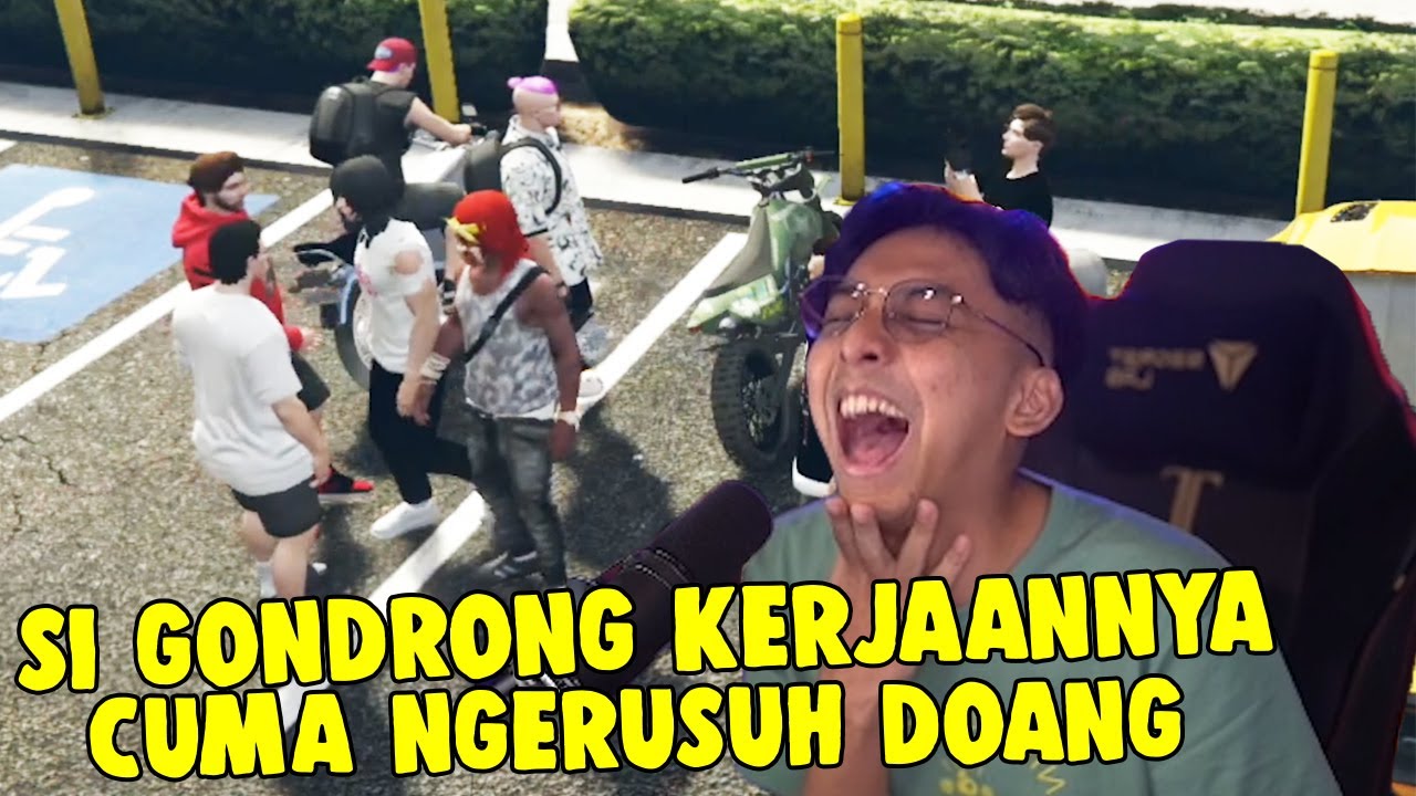 NGELIAT KELAKUAN SI GONDRONG @ibot_13  NGAKAK BANGET PAS MASUK KOTA - GTA RP
