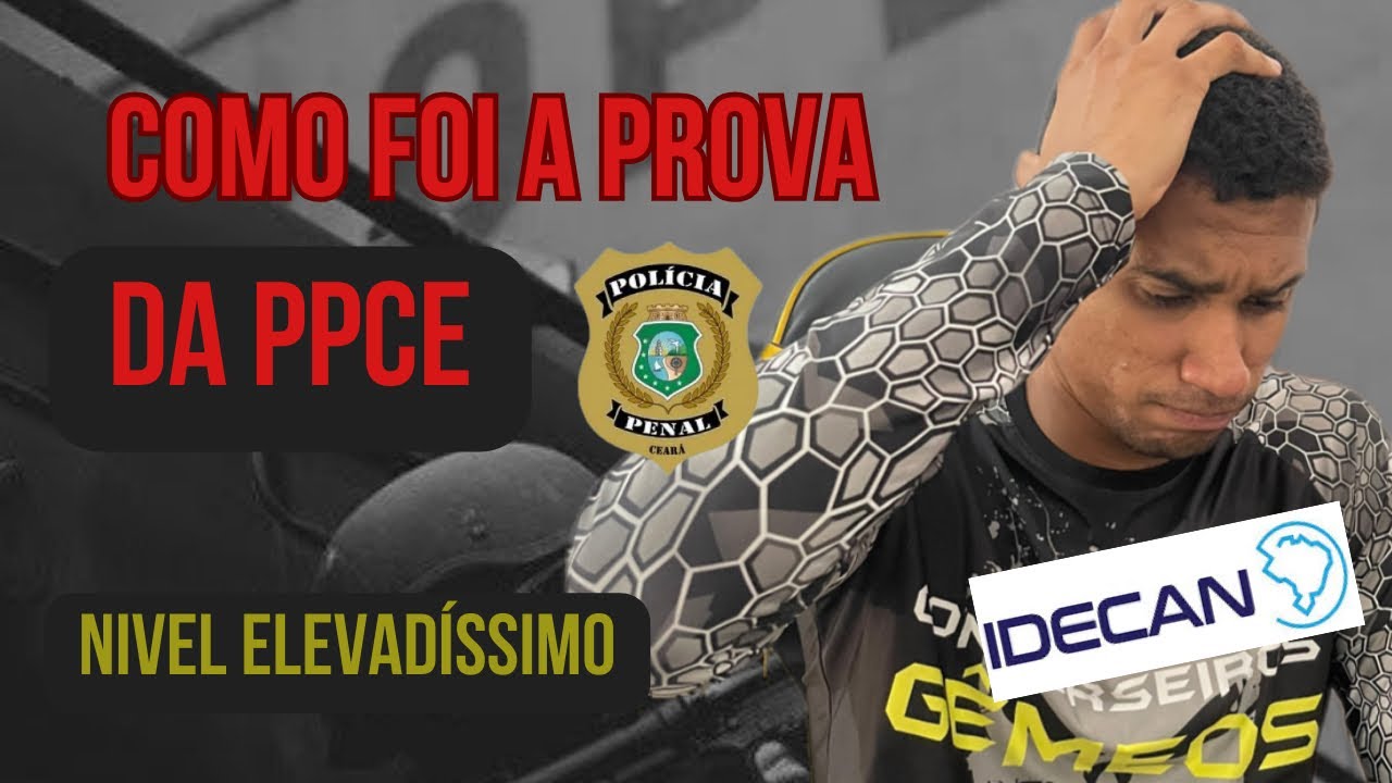 Como foi a prova da PPCE? - Nivel elevad&iacute;ssimo