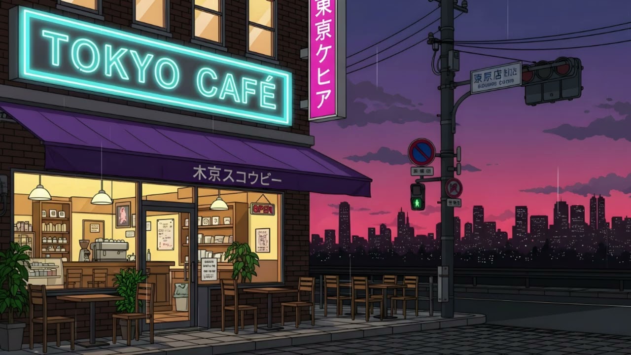 Lofi Rain Café ☕ | Chill Beats to Relax & Study