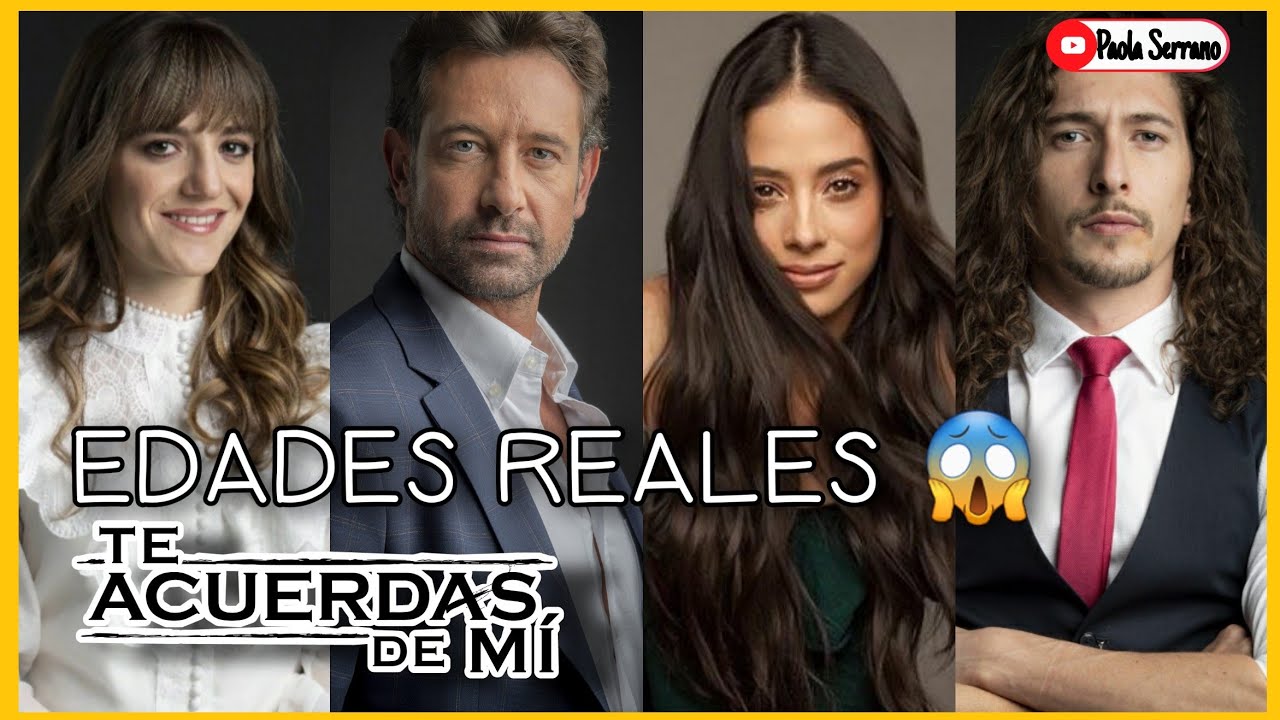 Edades Reales de los actores de la nueva Telenovela 