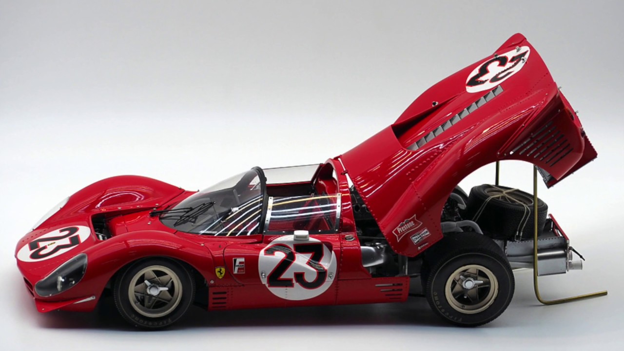 Finished work : Model Factory Hiro 1/12 Ferrari 330 P4 Spider 1967 Daytona 24H Race