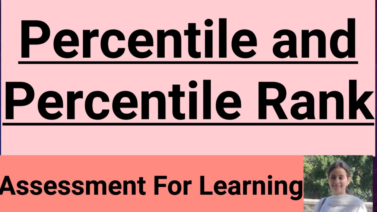 Percentile and Percentile Rank/Assessment for learning/B.Ed 2