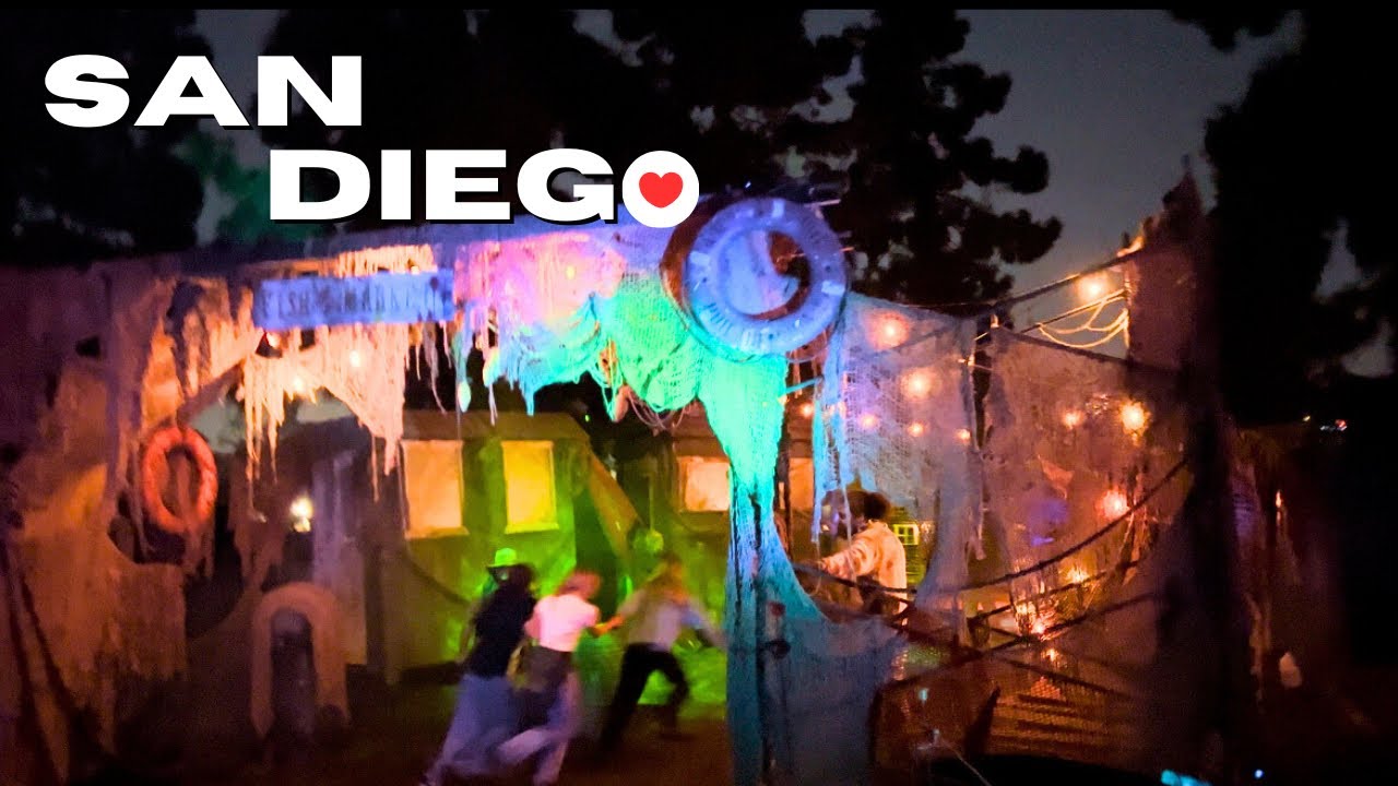 [4K HDR] San Diego Haunted Trail at Balboa Park | October 2024