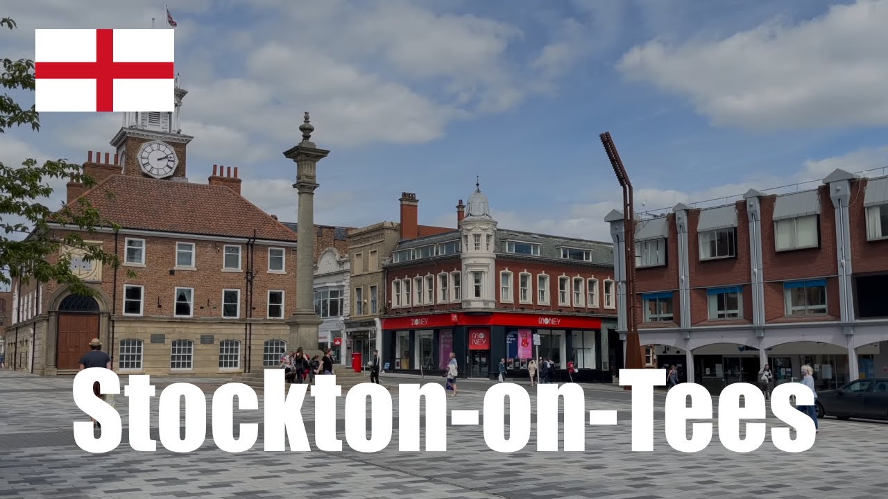Stockton-on-Tees, 🏴󠁧󠁢󠁥󠁮󠁧󠁿 UK {iPhone 12 Pro Max} Binaural ASMR | 4K@60 HDR
