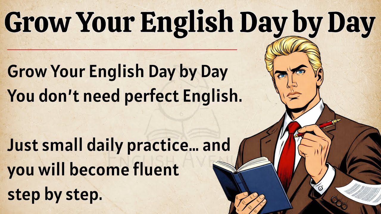 Grow Your English Day by Day | Graded Reader ✅️ | Improve Your English Fluency | English Podcast 🎧