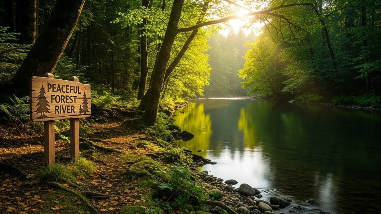 Forest River Ambience 🌿🌊 Soothing Water and Nature Sounds for Deep Sleep #2243