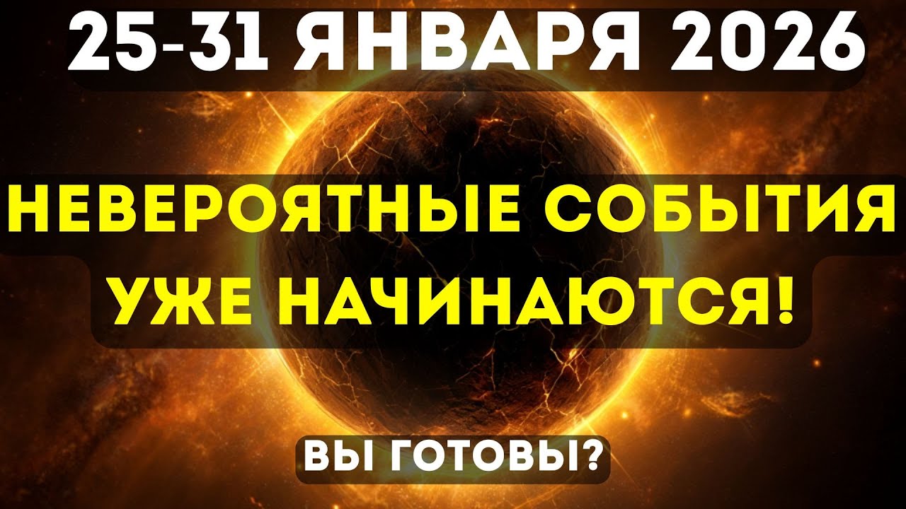 СРОЧНО! ВЫ ДОЛЖНЫ УЗНАТЬ ЭТО ДО ЗАВТРА! КРИТИЧЕСКАЯ НЕДЕЛЯ 2026 ГОДА