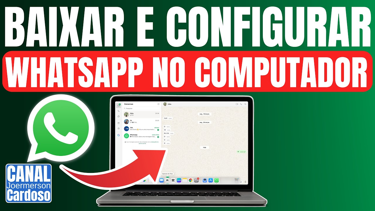 Como BAIXAR e CONFIGURAR WhatsApp no Computador ou Notebook!