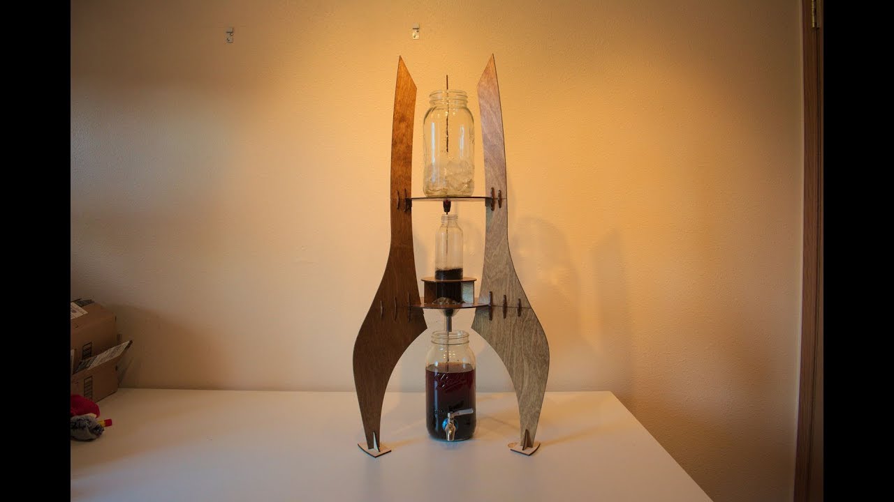 Spaceship Themed Cold Drip Coffee Tower