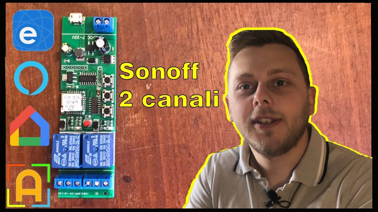 Sonoff 2ch con contatti puliti - mhcozy per tapparelle