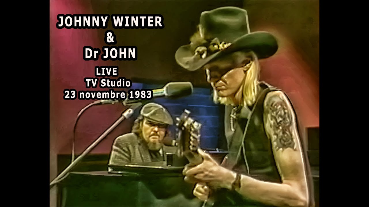JOHNNY WINTER & Dr JOHN Live@TV studio 