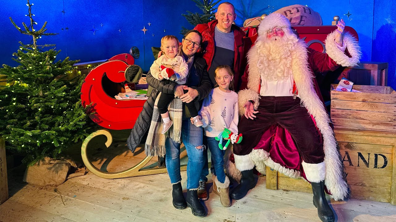 Seeing Santa at Eden Project
