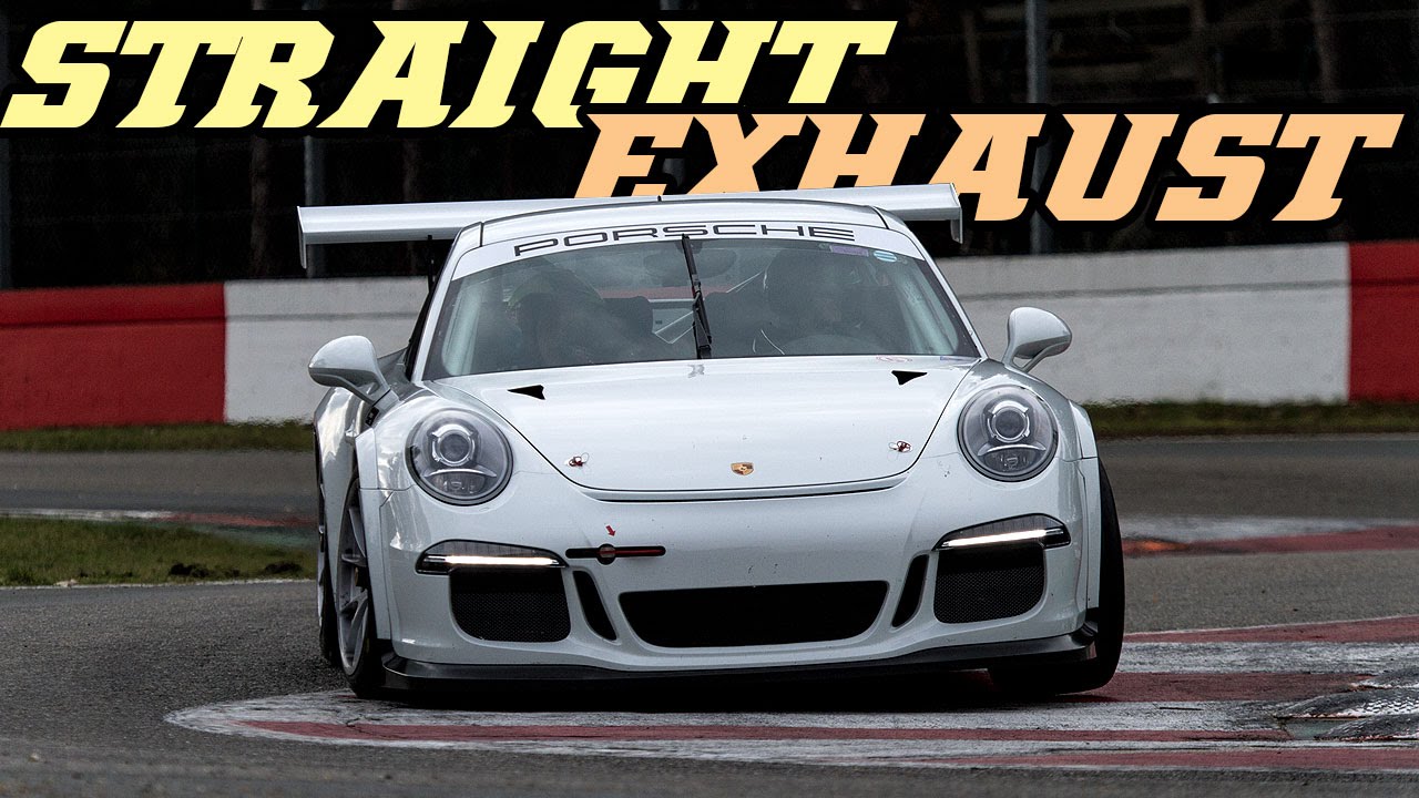 LOUD Porsche 991 GT3 cup with straight exhaust
