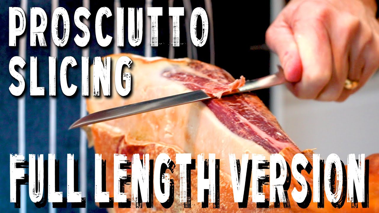 Slicing a 6 year old Prosciutto - Ham Slicing Full Version