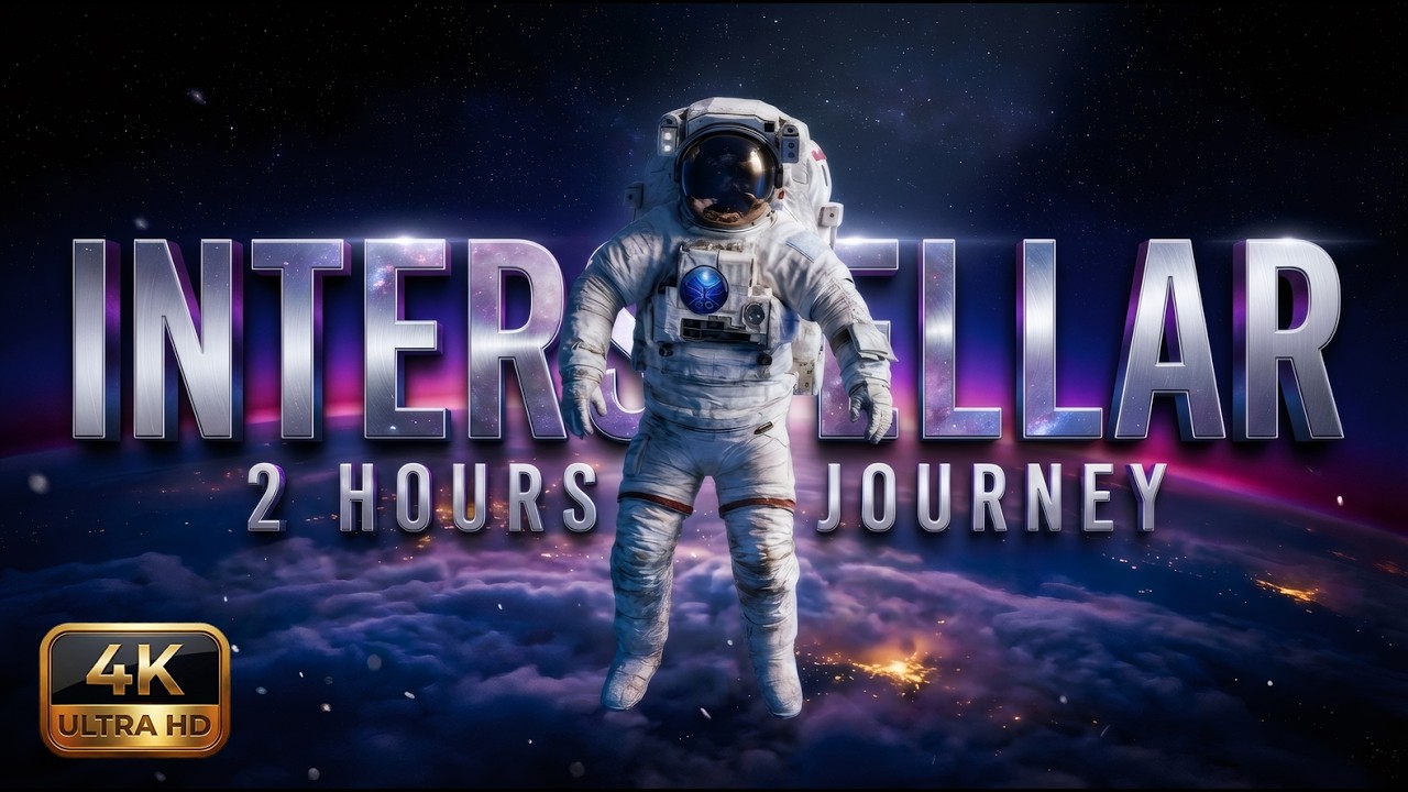 INTERSTELLAR JOURNEY | 2 Hours Immersive Astronaut Experience | 4K Deep Space Ambient