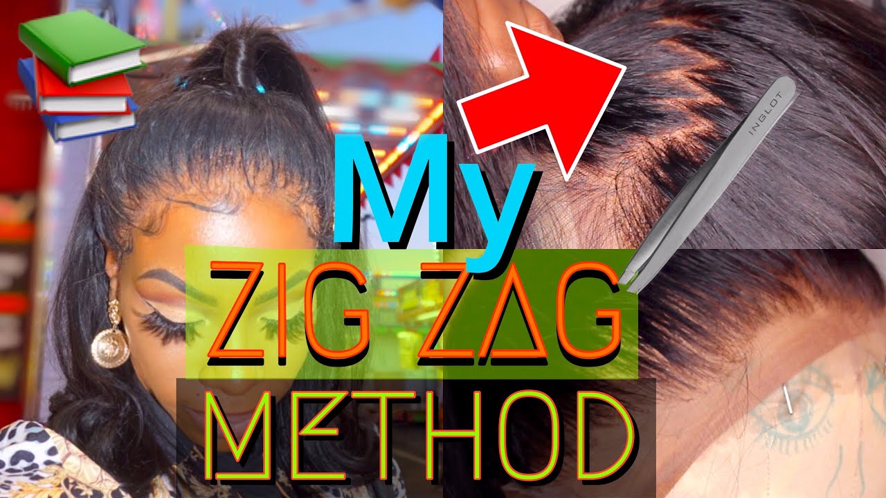 ⚠️NEW PLUCKING TECHNIQUE! MY ZIG ZAG PART PLUCKING METHOD TUTORIAL ft YIROOHAIR.COM BEGINNER TIPS🔥