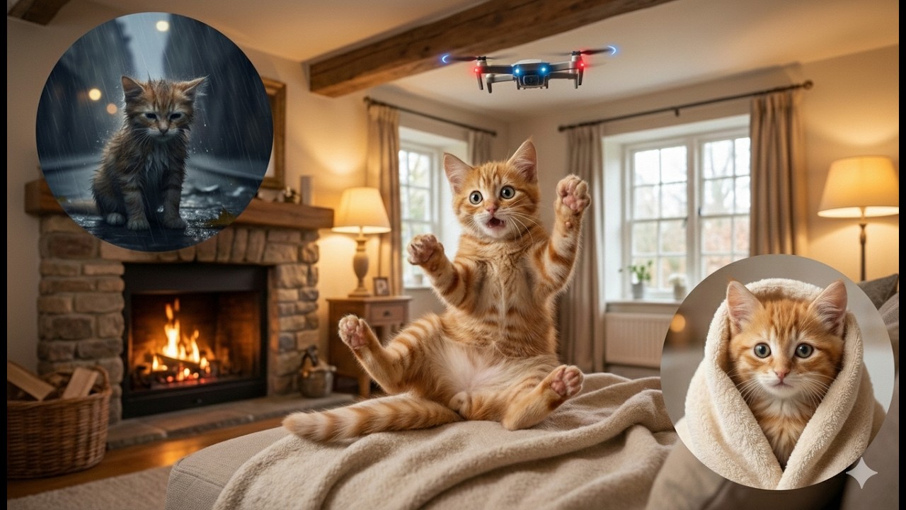I Saved a Stray Cat... Then THIS Happened! 😿➡️🚁 (Full Story)